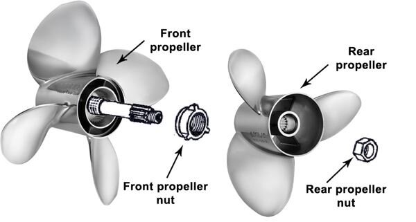 EDELSTAHLPROPELLER BRAVO III 16X20 LINKS