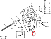 Mutter - Transom Plate