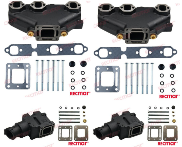 Mercruiser Abgaskrümmer Satz V6 1985-2002